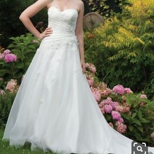 Wedding Dress Plus Size ball gown with bolero